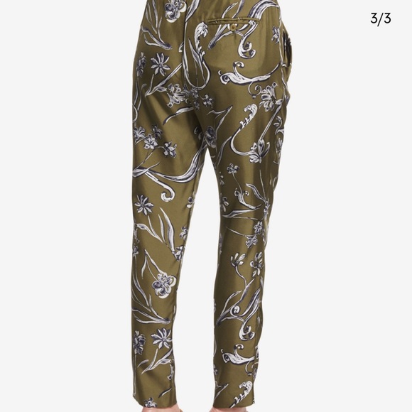NEW 3.1 Phillip Lim floral silk tapered trousers - Picture 2 of 7